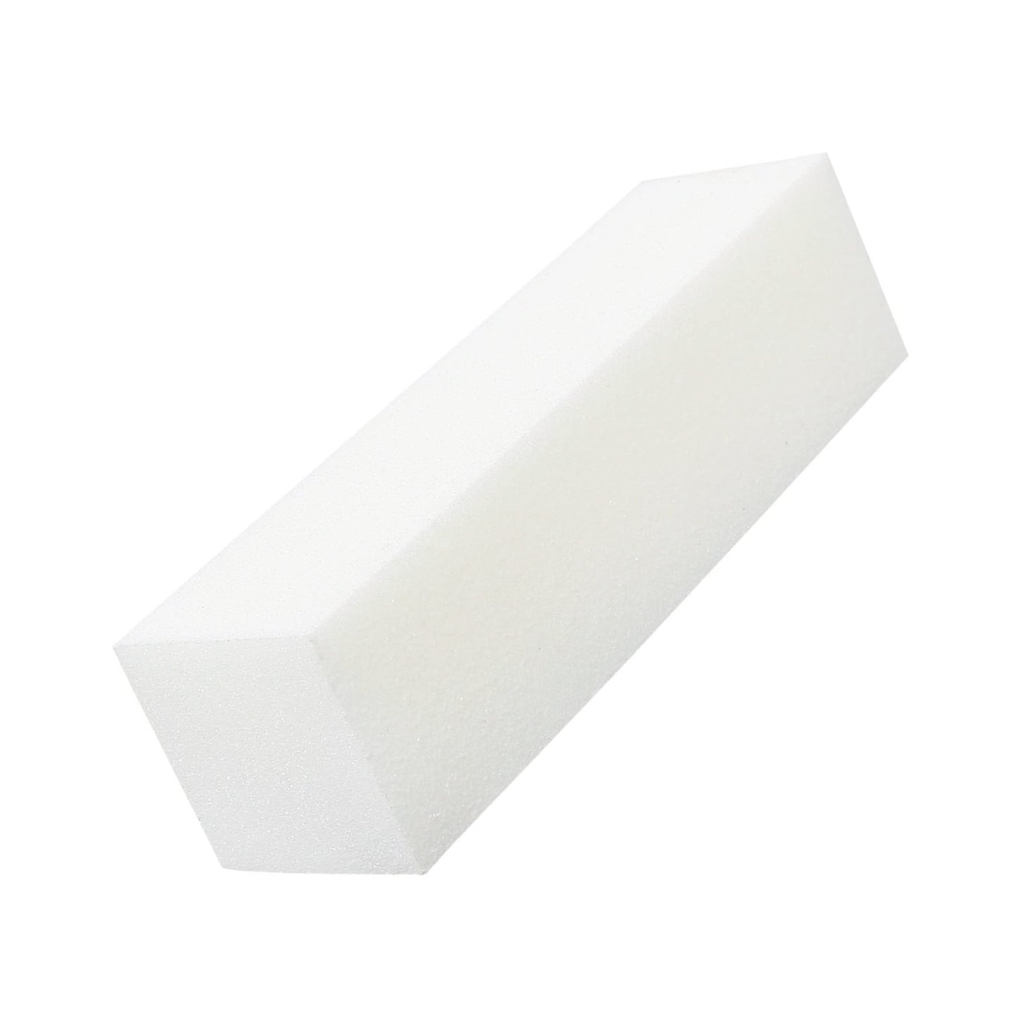 ForPro Professional Collection Super White Buffing Block, 120 Grit, Four-Sided Manicure and Pedicure Nail Buffer, 3.75” L x 1” W x 1” H, 20-Count