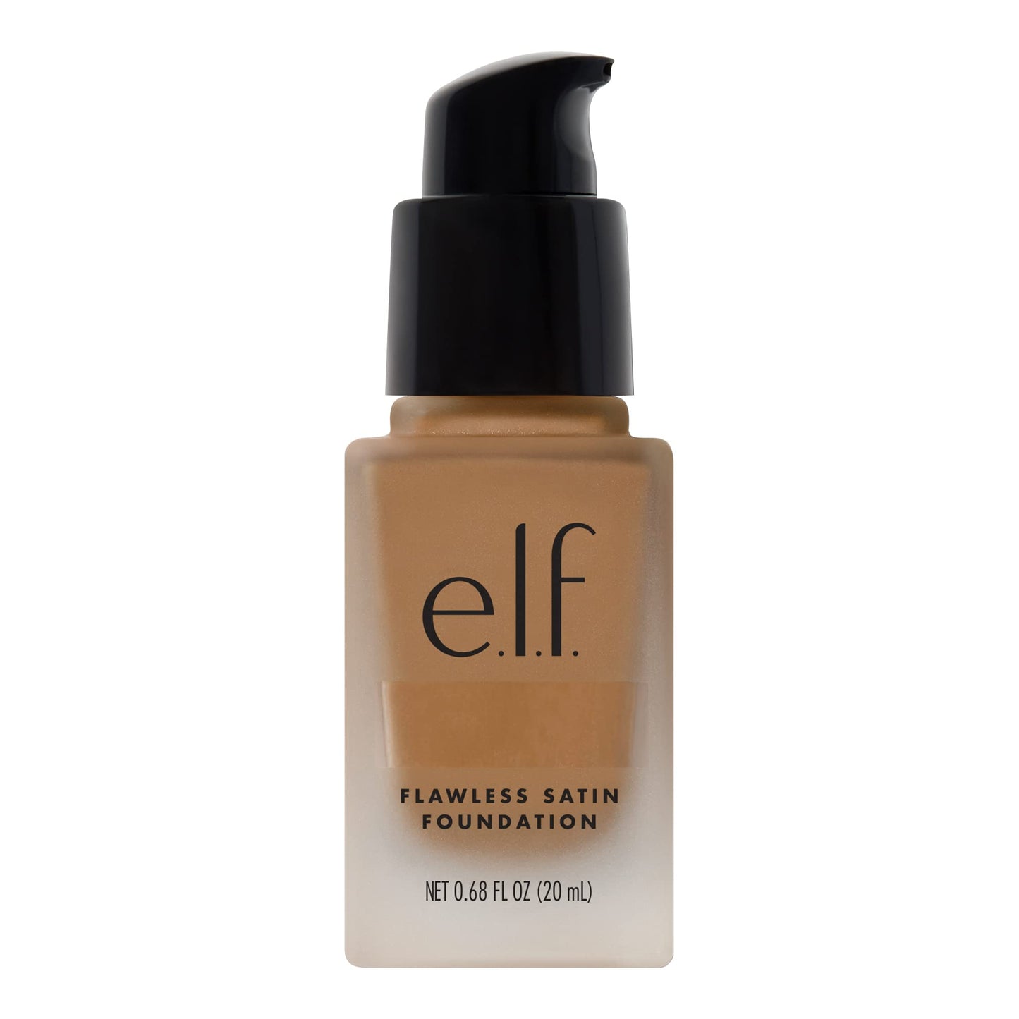 e.l.f. Flawless Satin Foundation, Lightweight & Medium Coverage, Semi-Matte Finish, Vegan & Cruelty-Free, Linen, 0.68 Fl Oz (20mL)