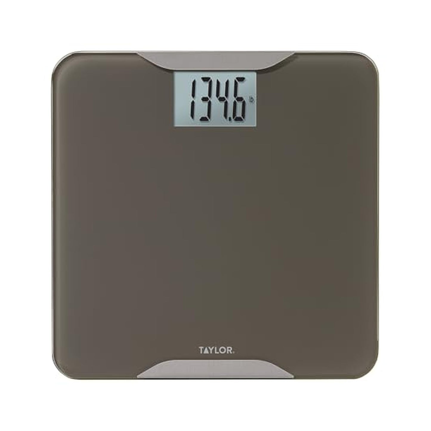 Taylor Digital Glass Bath Scale for Body Weight, 11.8 x 11.8 Inch Durable Glass Platform, Stainless Steel Accents, Scale with Step-On Technology, 400…