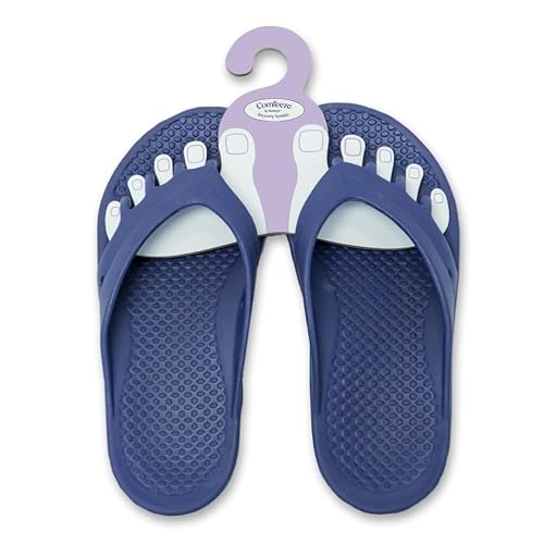 Comfeeze by Footlogix Recovery Sandals for Women - Toe Separator Pedicure Slippers with 5-Toe Spacing, Arch Support, Deep Heel Cup, Non-Slip Sole | Beauty & Personal Care FOOTLOGIX