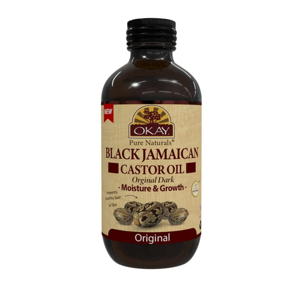 Black Jamaican Castor Oil Original Dark by Okay for Unisex - 4 oz Oil