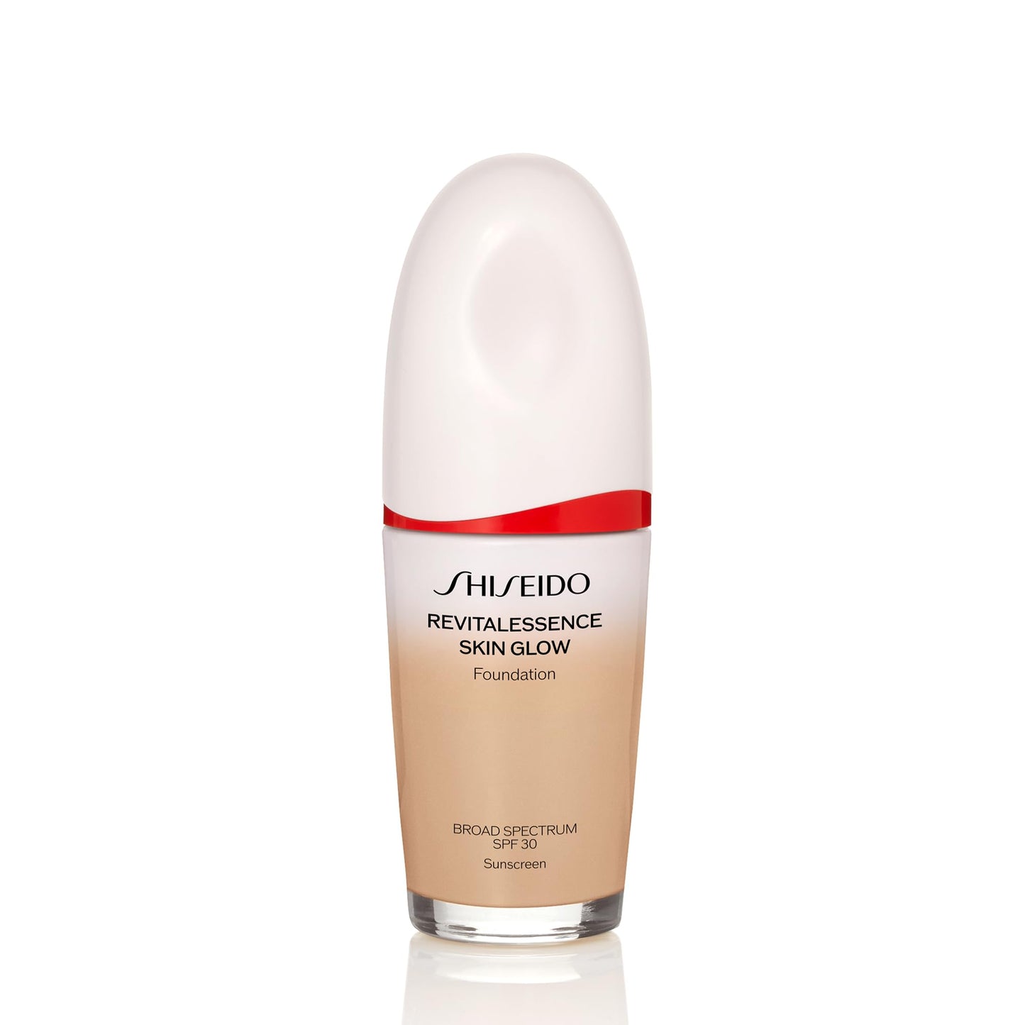 Shiseido RevitalEssence Skin Glow Foundation SPF 30, 260 Cashmere - Buildable, Medium Coverage - 24-HR Hydration & 12-HR Wear - Transfer, Crease & Fade Resistant - Non-Comedogenic - All Skin Types