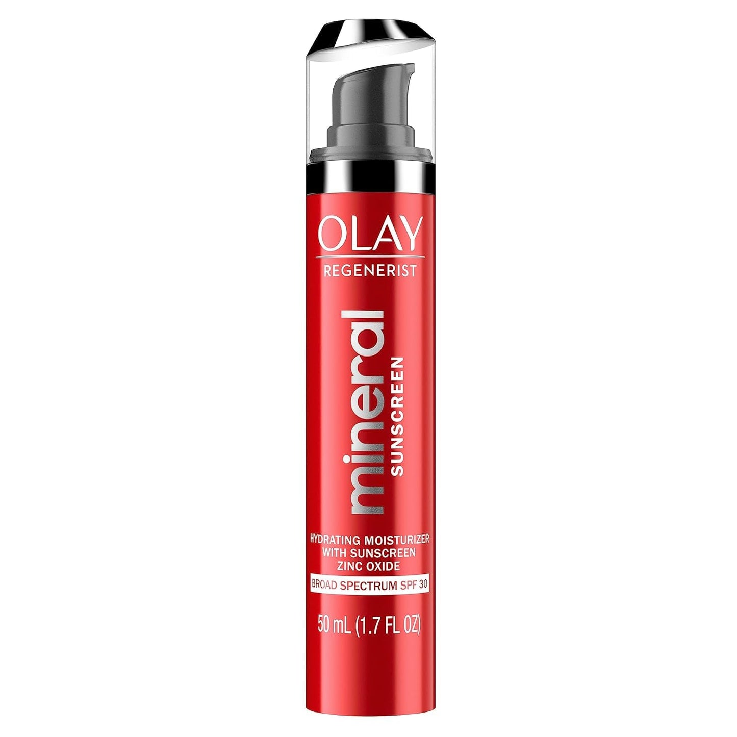 Olay Regenerist Mineral Sunscreen Face Moisturizer, Zinc Oxide, SPF 30, 1.7 Oz