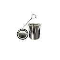 Blysk Empty Metal Cans with Lids - 16 oz/Pint Size, Unlined, Airtight Seal, Can Opener Included 6 Pack