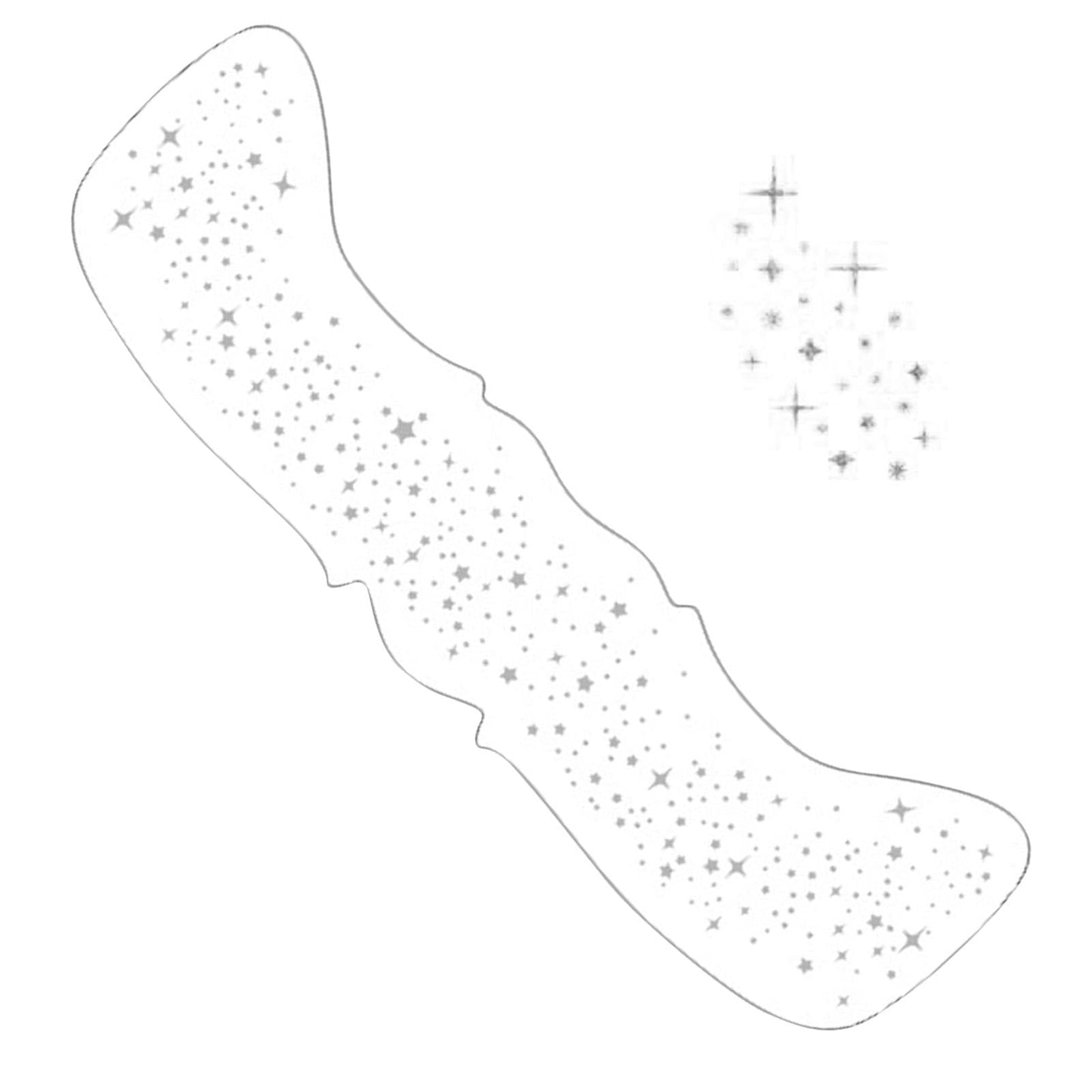 Makeup Glitter Speckle Patches for Face | Waterproof Speckles Patches Decor,Face Glitter Makeup Speckle,Safe and Harmless Makeup Tool
