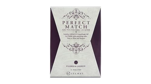 LeChat Perfect Match Gel Polish + Nail Lacquer - (#78 - Lords & Ladies) Beauty & Personal Care LeChat Perfect Match