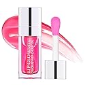 Fovcos Hydrating Lip Glow Oil, Moisturizing Lip Glow Oil, Lip Plumper Gloss, Transparent Lip Gloss, Lip Oil, Plumping Lip Oil, Lip Balm, Tinted Lip