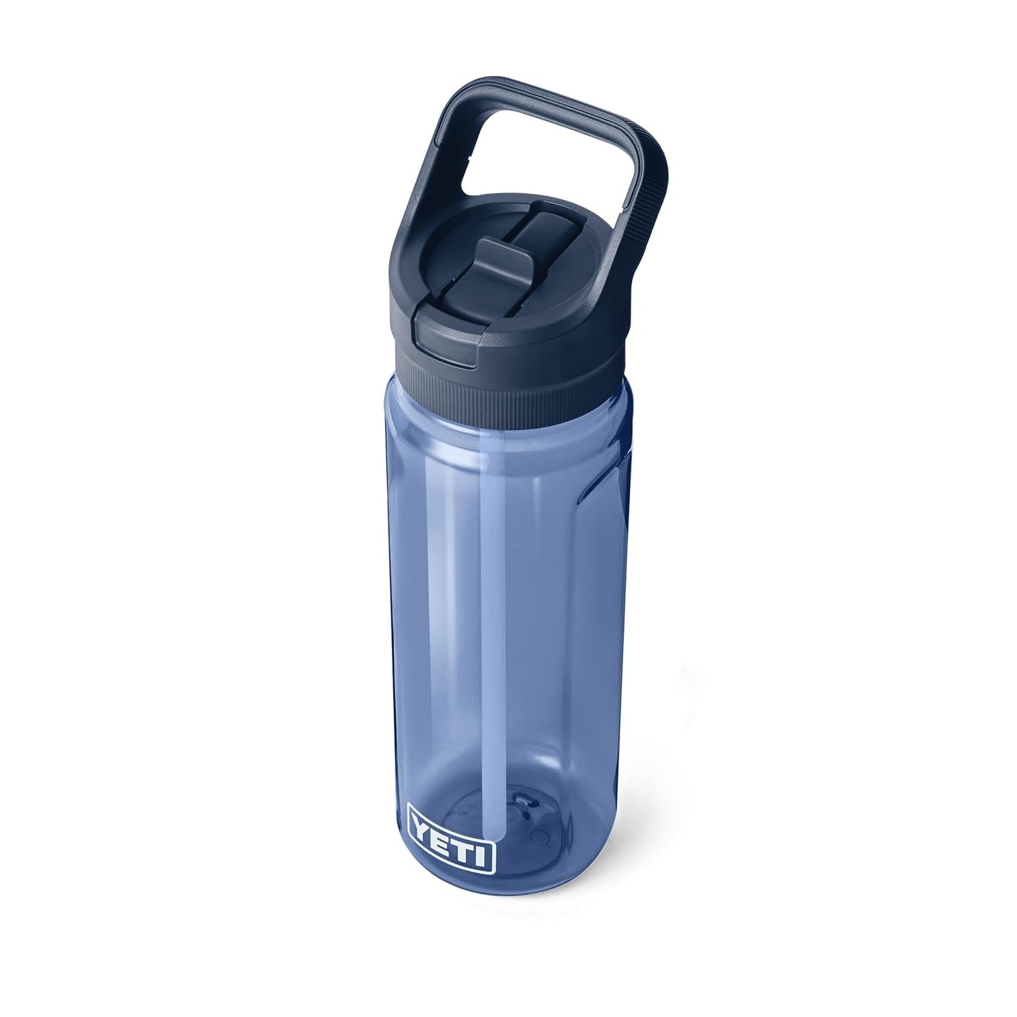 YETI Yonder 750 ml/25 oz Water Bottle with Yonder Straw Cap, Navy