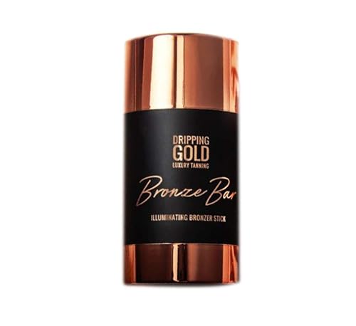 SOSU Dripping Gold Bronze Bar Illuminating Bronzer Stick! Infused With Shea Butter, Coconut Oil, Jojoba Oil & Vitamin E! Face And Body Bronzer For Sun