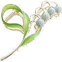 Lily of The Valley Flower Hair Accessories: Metal Hairpins, Jaw Clips for Thick and Thin Hair Styling