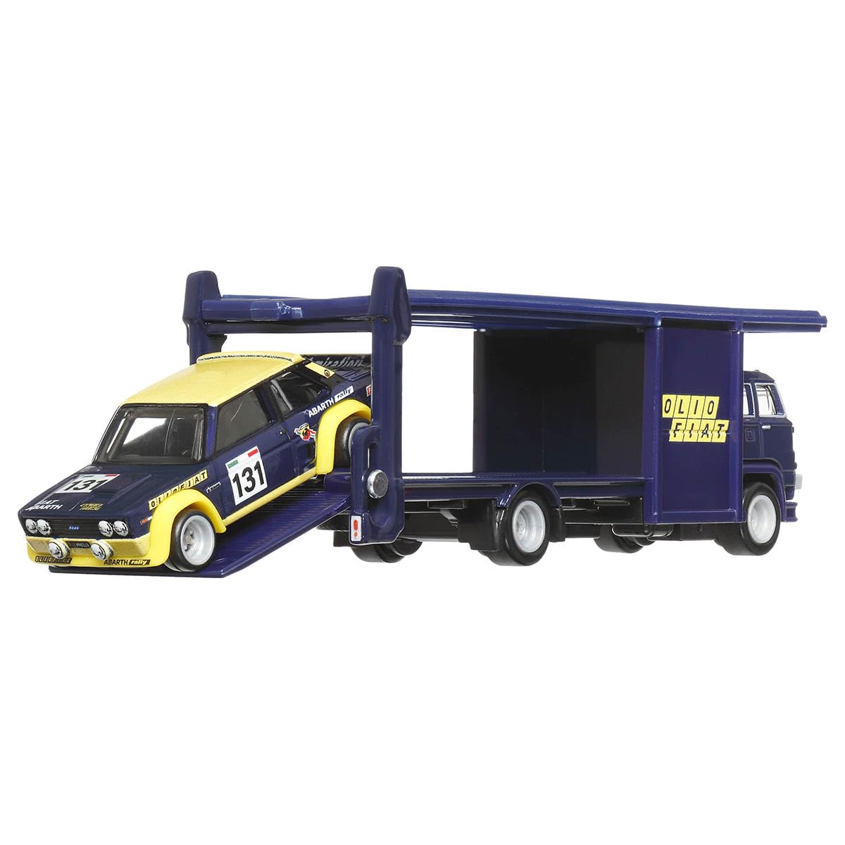 Fiat 131 Abarth Lorry - Car Culture Team Transport - Hot Wheels Premium - 1/64 Scale