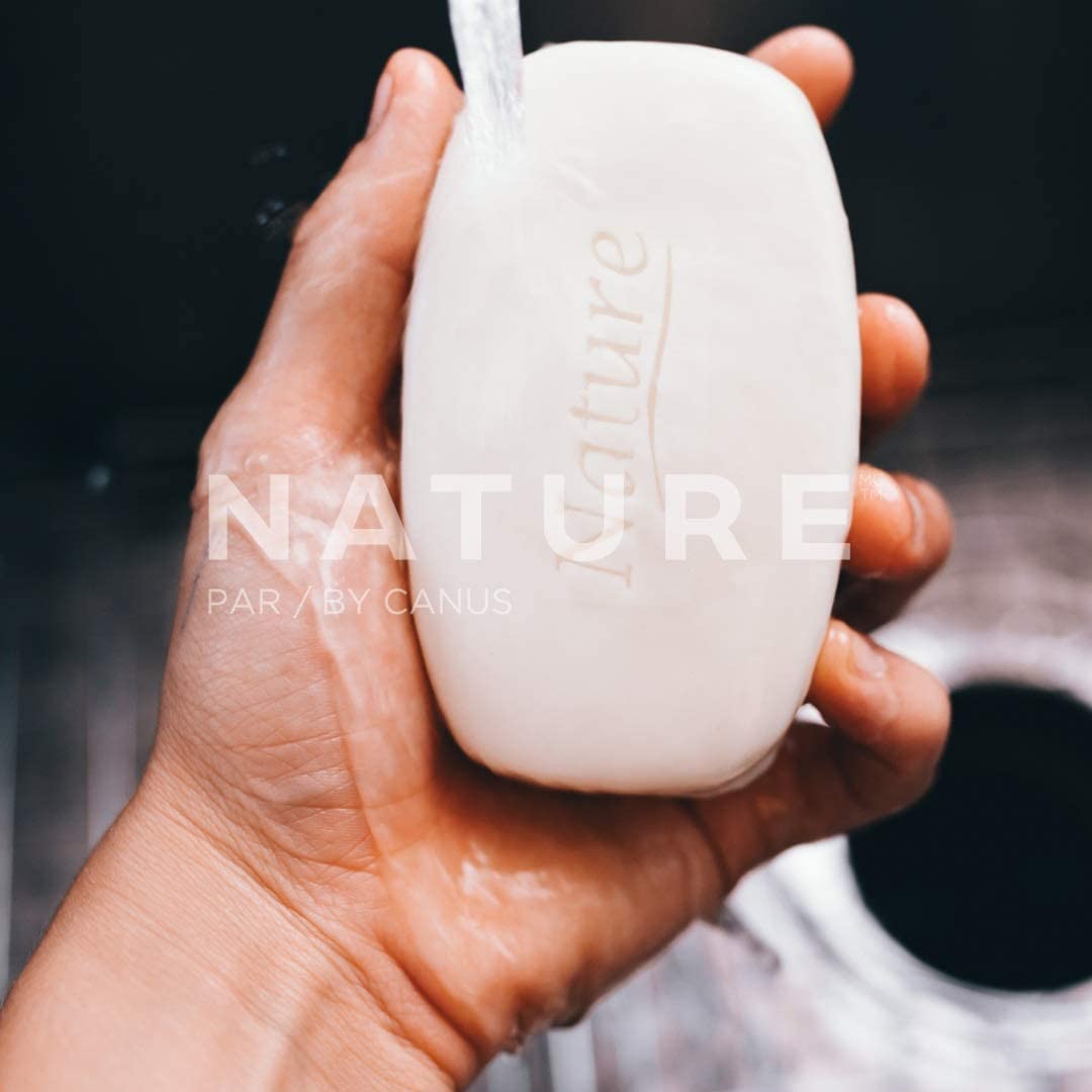 Nature Goat Milk Bar Soap, FRAGRANCE FREE (12-Pack), 5 oz (141 g), With Fresh Goat Milk, Vitamin A, B3, Potassium, Zinc & Selenium, Moisturizing Body Beauty & Personal Care Nature by Canus