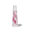 Blossom Lip Gloss Tubes, Cherry Scented Thick Clear High Shine Moisturizing Flower Lip Gel with Nourishing Jojoba Seed Oil, Infused with Real Flowers