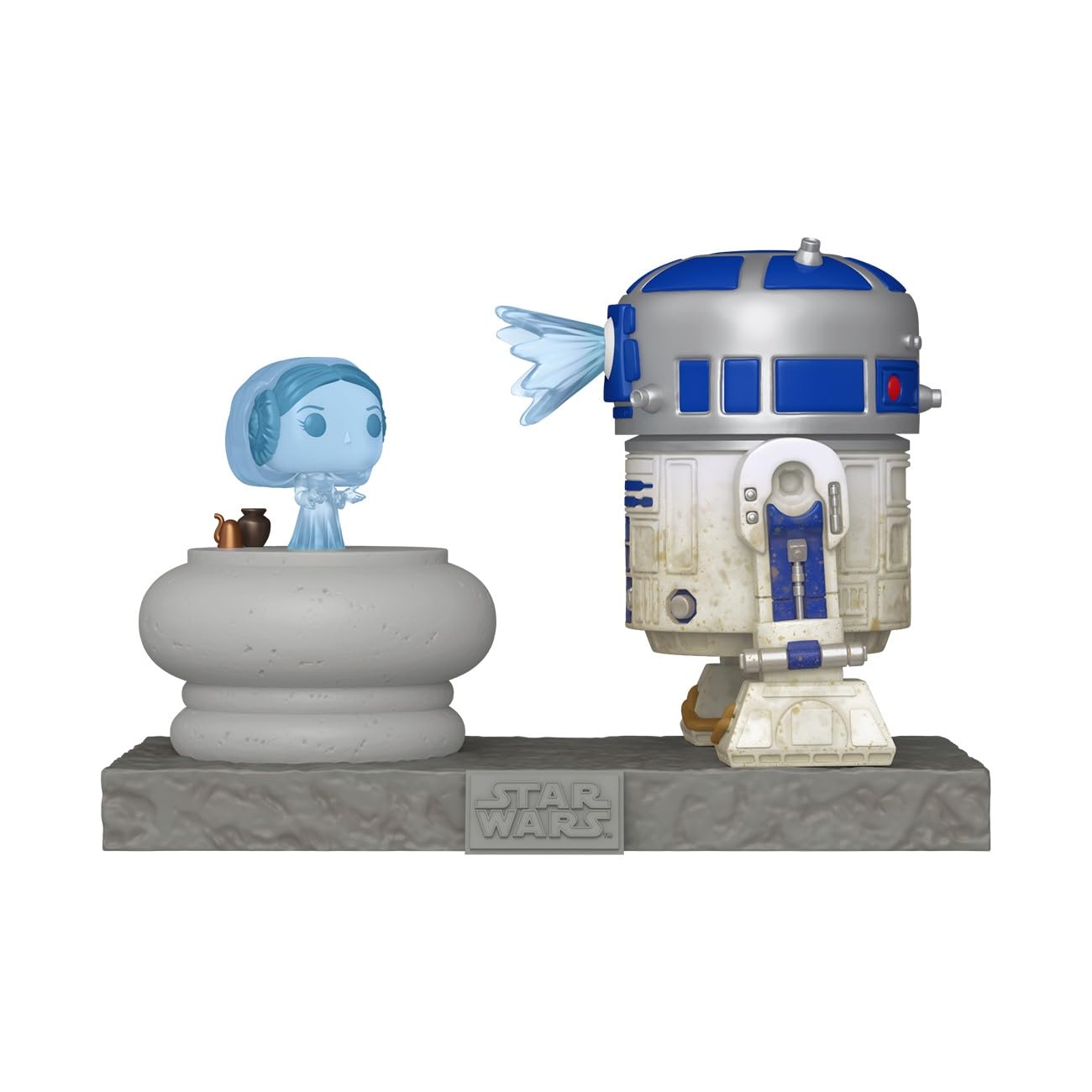 Funko Pop Deluxe: R2-D2 with Leia - Star Wars - Collectable Vinyl Figure - Gift Idea - Official Merchandise - Toys for Kids & Adults - Sci-Fi Fans…