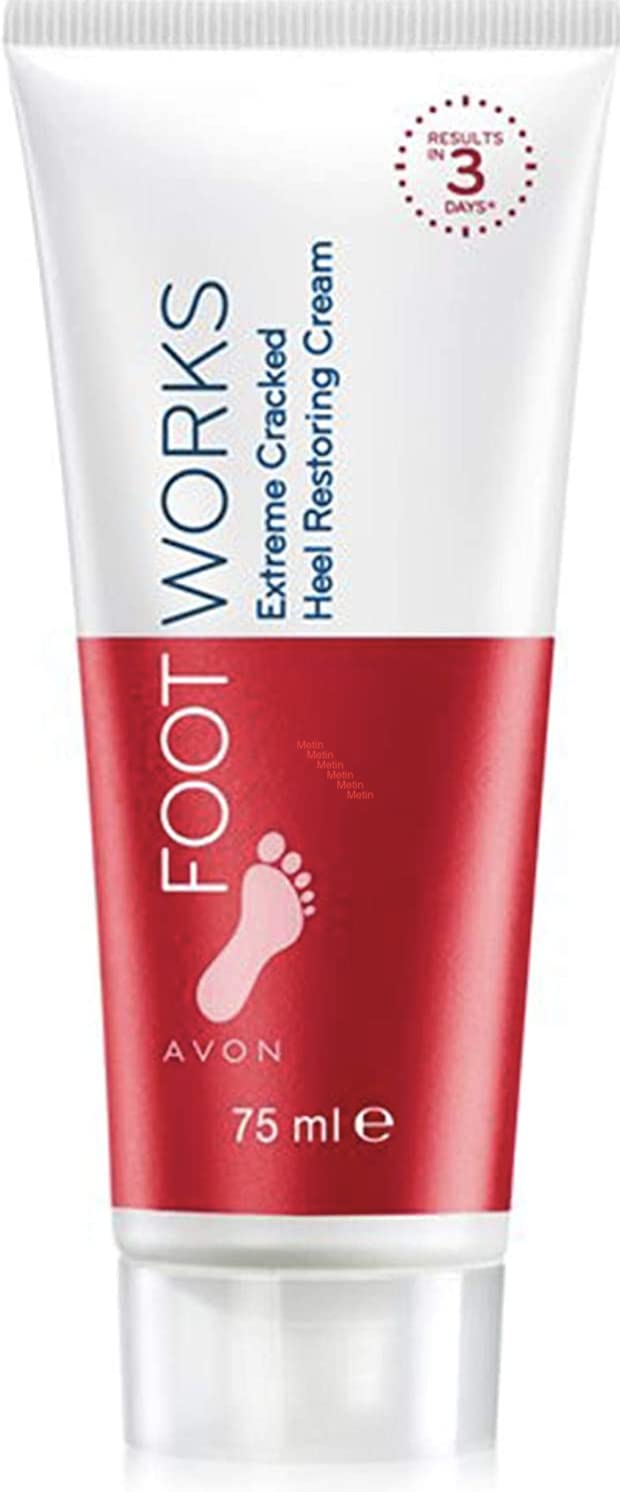 Avon Foot Works Maximum Strength Cracked Heel Cream - Lot of 2