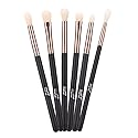 MSQ Eye Brush Set Rose Gold 6pcs Eyeshadow Set Eyebrow Brush Makeup Brushes Eyeliner Brush for Eyeshadow, Eyebrow, Eyeliner, Blending, Concealer, Best