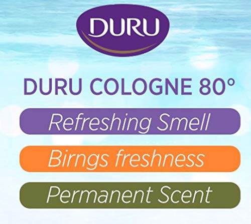 Duru Lemon Cologne 400 ml Pack of 1 (13.52 Ounce) Agua de Colonia , Colonia casera, Eau de Cologne (Unisex) For daily use, in the office, at home or