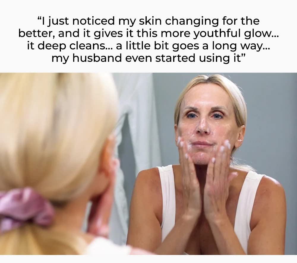 NassifMD Glycolic Acid Face Wash, Hydrating Facial Cleanser, Anti aging Face Wash, Glycolic cleanser for Face for Wrinkles and Fine Lines, Evens Skin