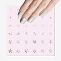 Olive & June Nail Art Stickers | Easy-to-Use Nail Designs | Hand-Screened, No-Fade Ink | Accent, Mix & Match, or Cover Chipped Polish | Shimmery Stars Beauty & Personal Care Olive & June