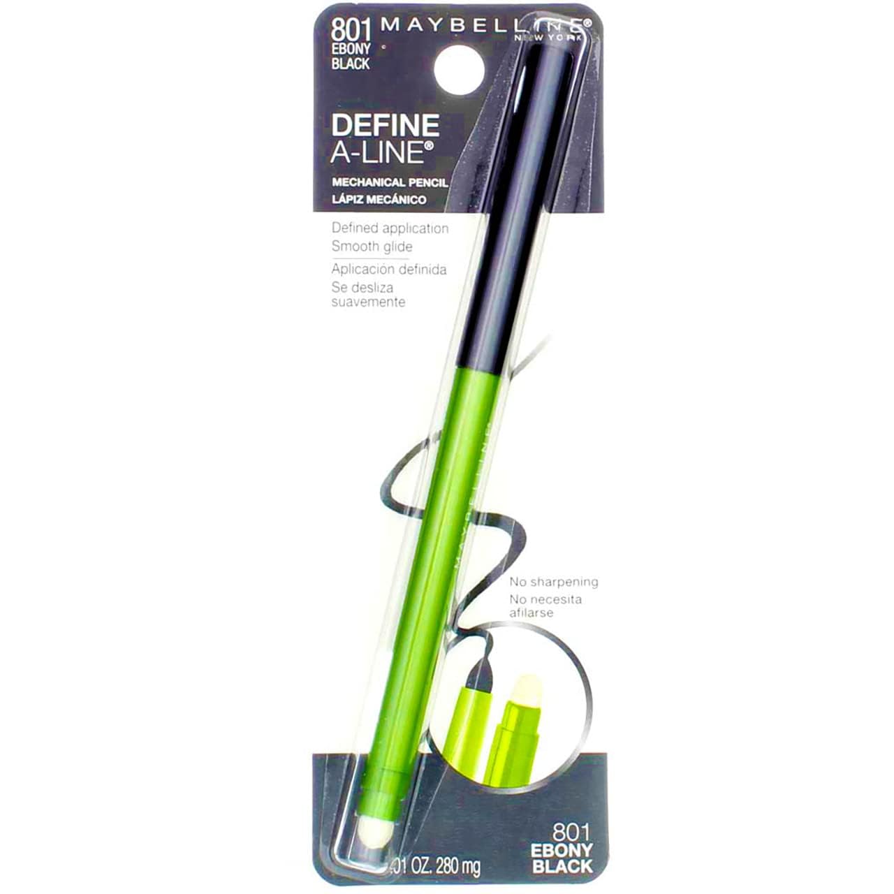 Maybelline Define-A-Line Eyeliner - 801 Ebony Black