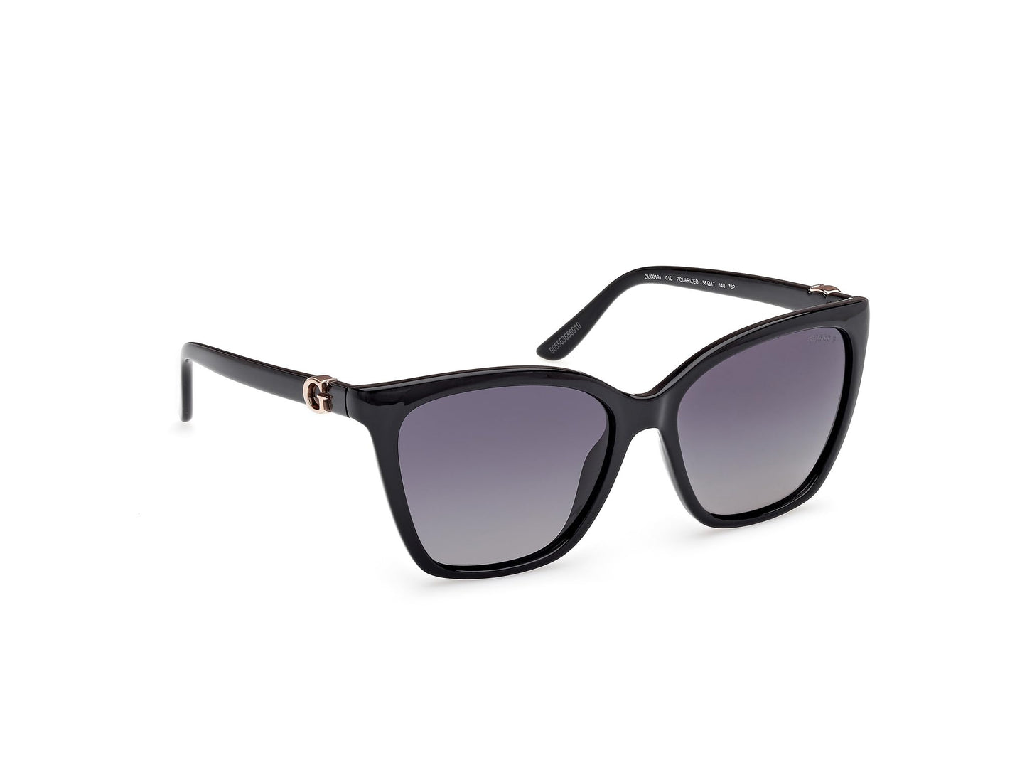 Guess GU00191 01D shiny black 56/16/140 WOMAN Sunglasses