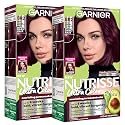 Garnier Nutrisse Ultra Color Hair Color, Permanent Hair Dye for Up to 8 Weeks of Bold, Vibrant, Fade-Resistant Results, Vegan & Cruelty-Free, BR2 Dark