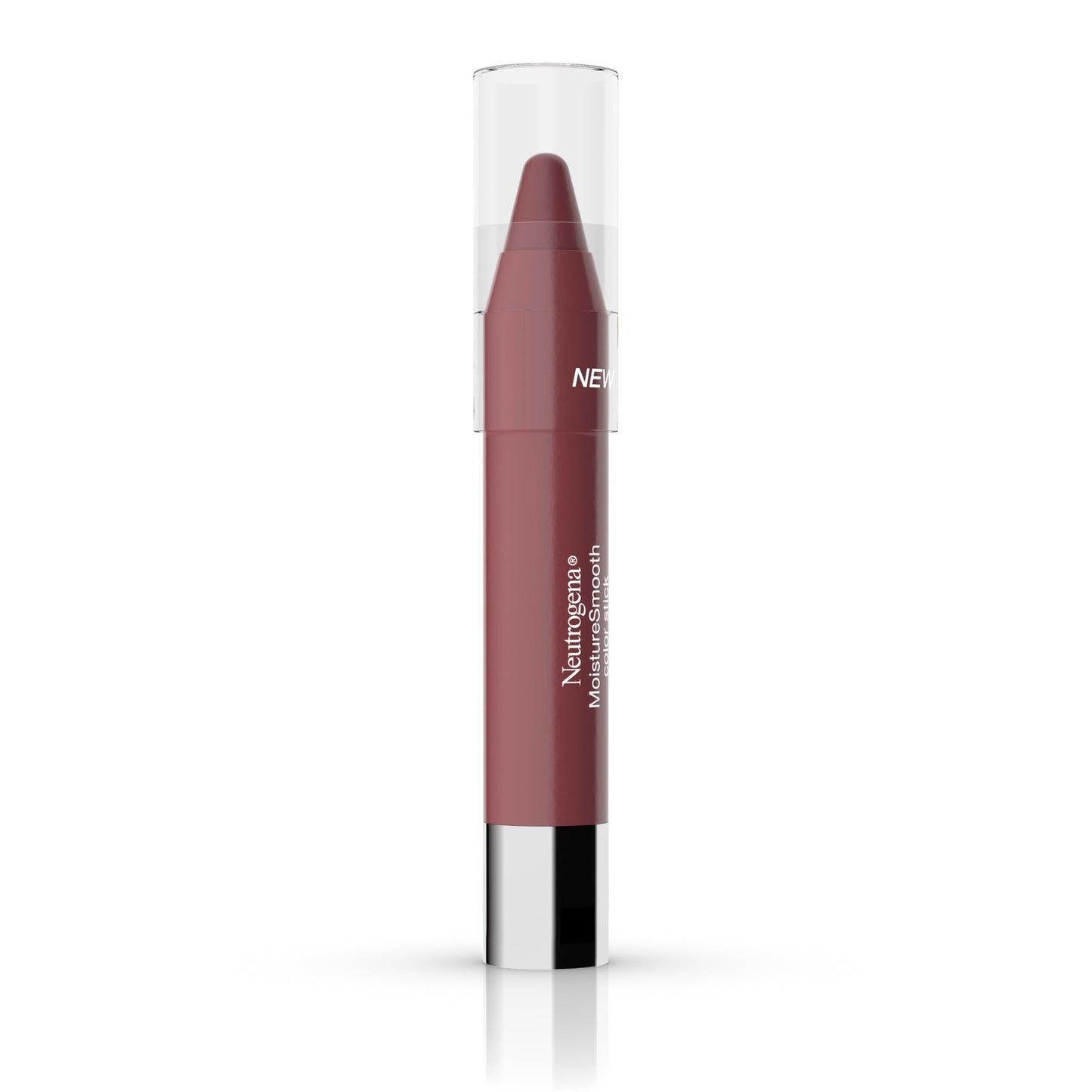 Neutrogena MoistureSmooth Color Stick for Lips, Moisturizing and Conditioning Lipstick with a Balm-Like Formula, Nourishing Shea Butter and Fruit