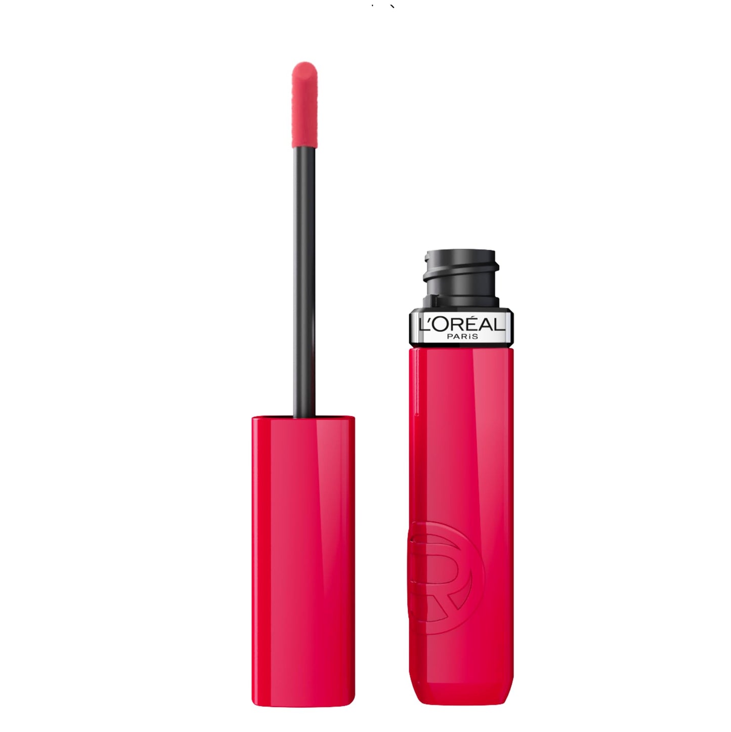 L'Oreal Paris Infallible Lacque Resistance Liquid Lipstick, 16HR Long Lasting Lip Makeup with Lacquer-Like Shine and Zero Transfer, 250, Pink Oulala