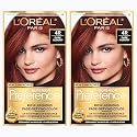 L'Oreal Paris Superior Preference Luminous Fade-Defying Permanent Hair Color, Hair Dye For Up to 9 Weeks of Radiance, Dark Auburn 4R, 1 Hair Dye Kit