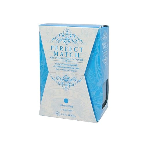 LeChat Perfect Match Gel Polish, Dive In, 0.5 fluid_ounces, PMS199 Beauty & Personal Care LECHAT