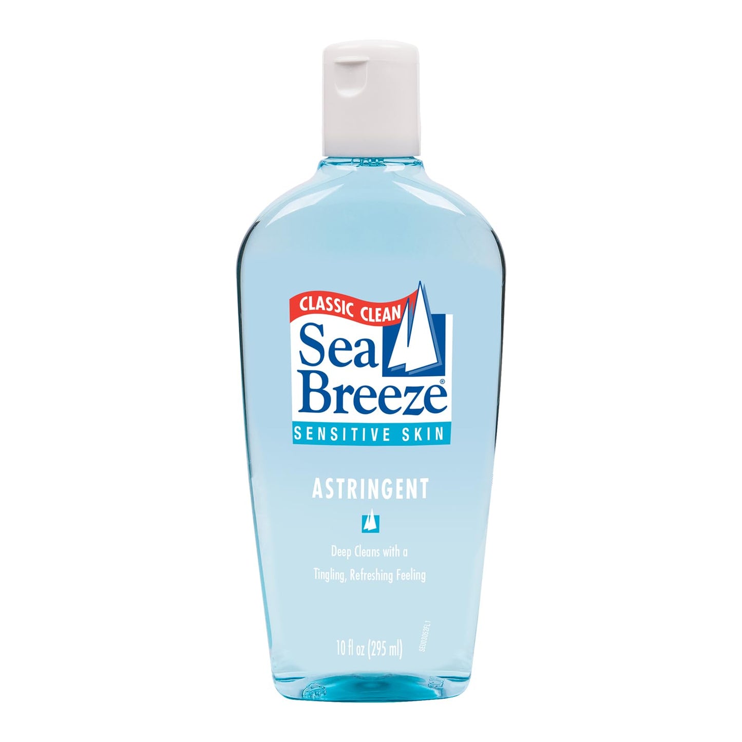 Sea Breeze Astringent Sensitive Skin - Facial Cleanser with Natural Oils for Deep Pore Cleansing and Acne Control - Refreshing Face Cleanser - 10 oz