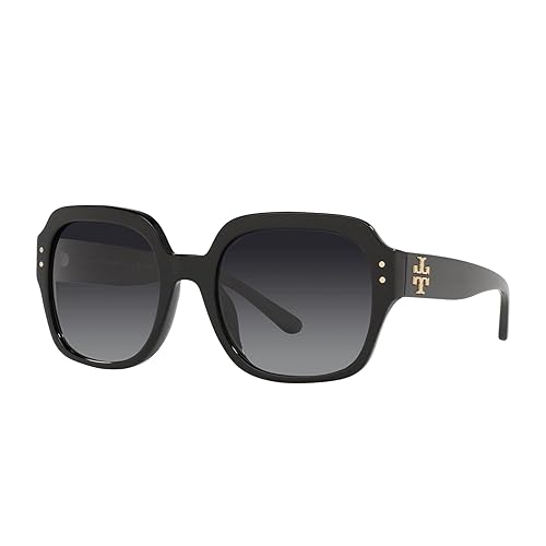 Tory Burch TY7143U Women's Sunglasses Black/Grey Gradient Polar 56