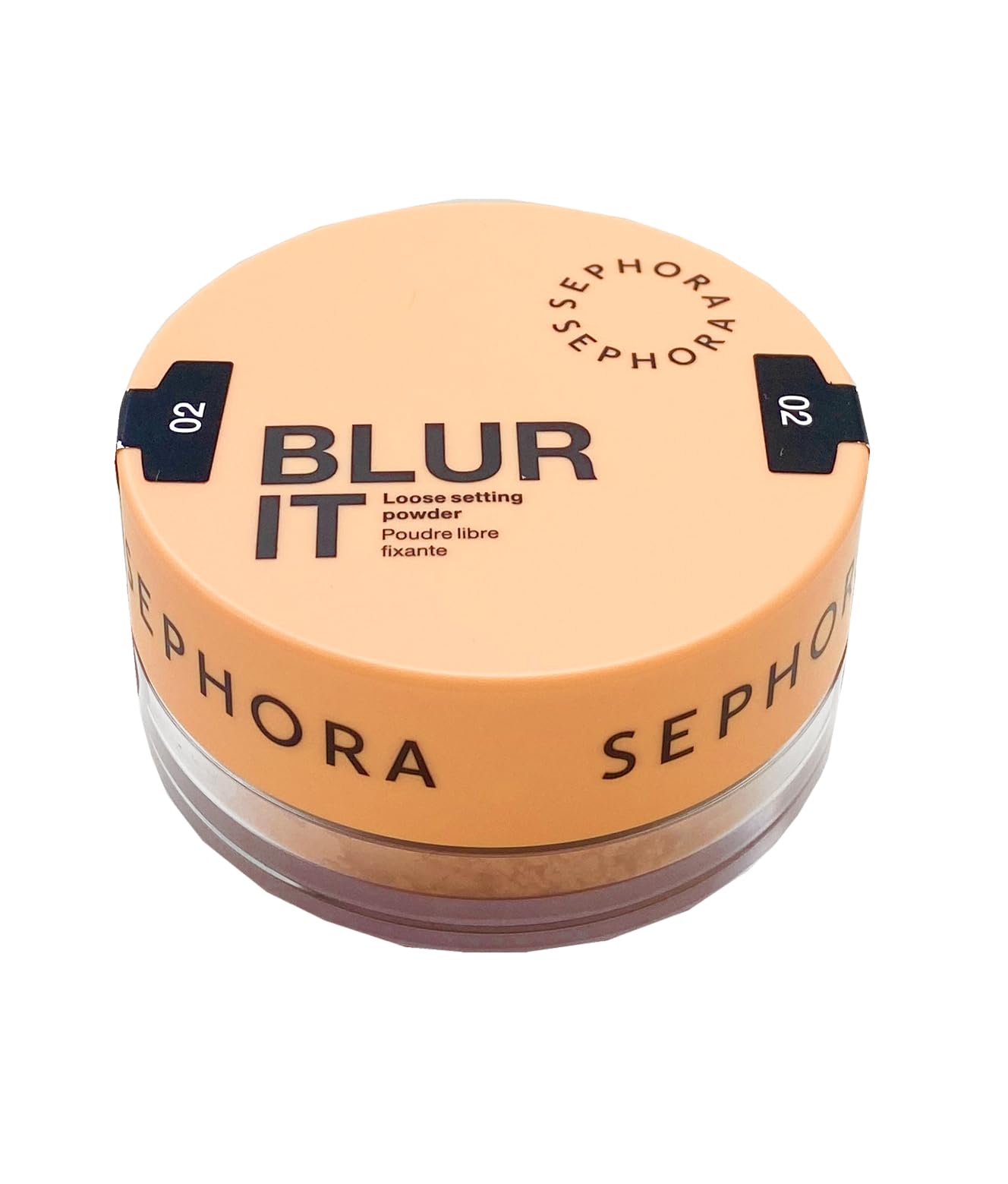 SEPHORA COLLECTION Blur It Loose Setting Powder - 02 Brightening Peach (for medium to dark w/gold undertones) 0.26 oz/7.5 g