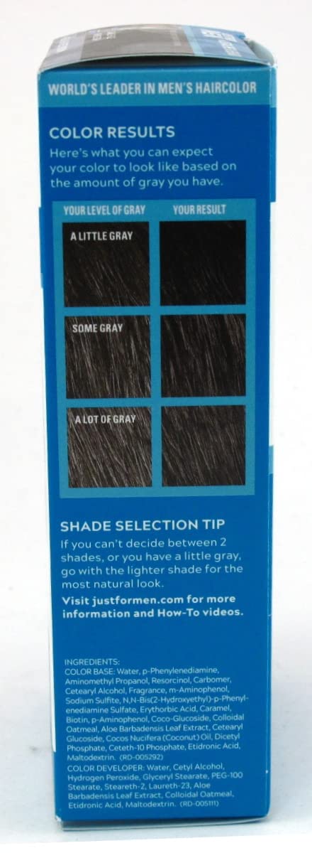 Just for Men Mustache & Beard #M-50 Darkest Brown Color Gel (Case of 6)