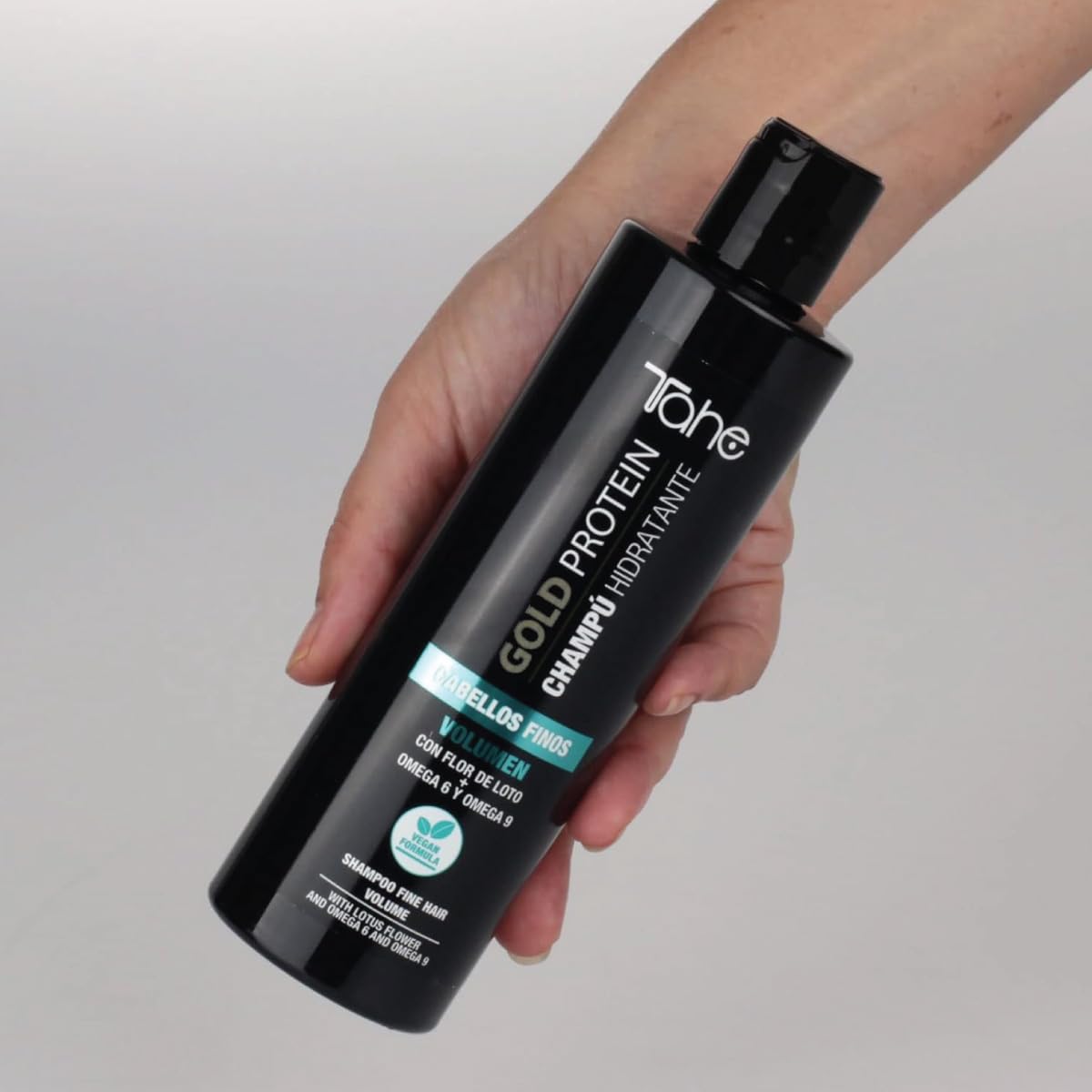 Tahe Gold Protein for Fine Hair Small Kit - Shampoo 300ml + Styling Cream 100ml