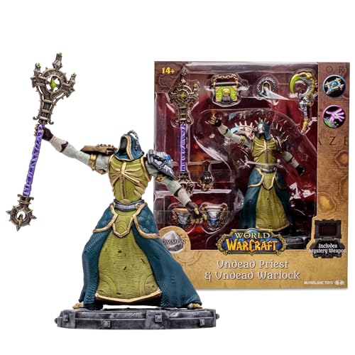 McFarlane Toys - World of Warcraft Undead: Priest/Warlock (Common) 1:12 Scale Posed Figure