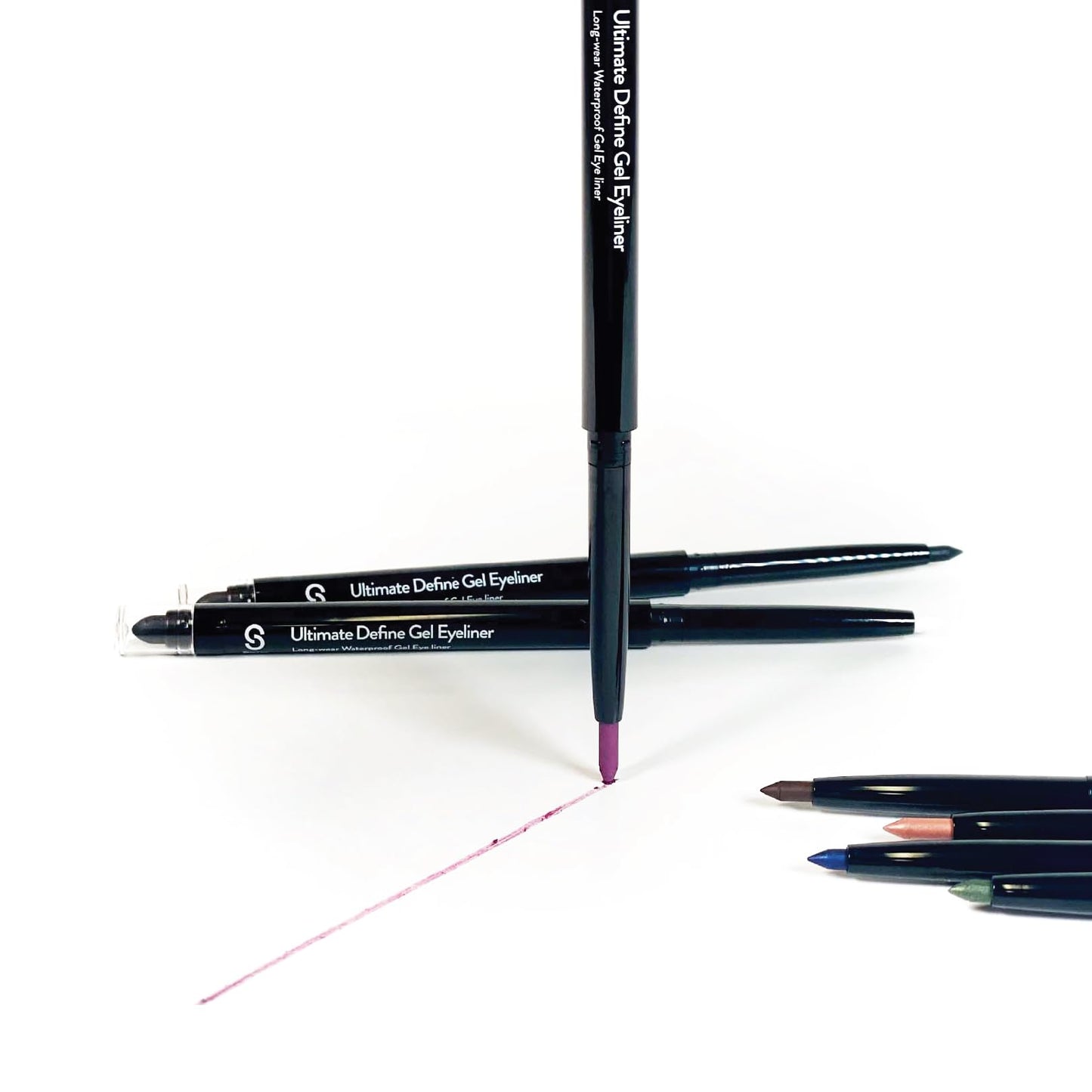 Sistar Ultimate Define Gel Eyeliner Pen Long Lasting Smudge Free Smooth Application Waterproof Liner (Midnight Blue)