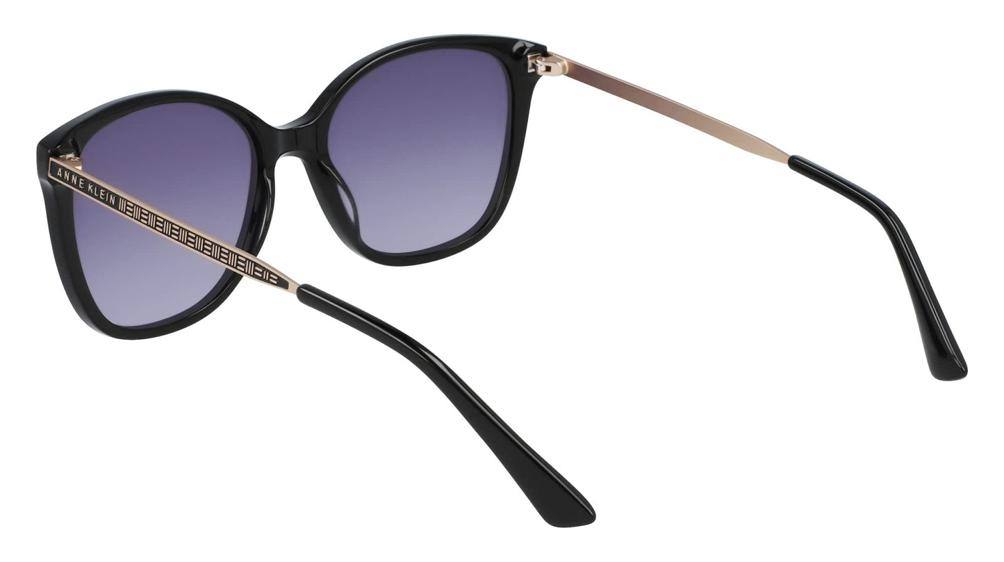 Anne Klein Women's Sunglasses AK7079 - Black with Grey Gradient Lens