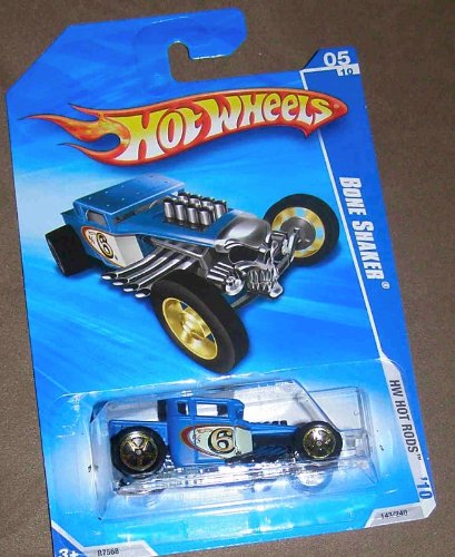 HOT WHEELS 2010 HOT RODS 05 OF 10 BLUE BONE SHAKER