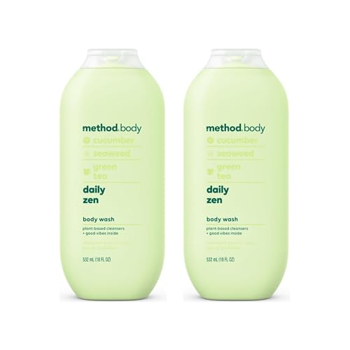 Method Body Wash, Daily Zen, 18 Ounce (Pack of 2)
