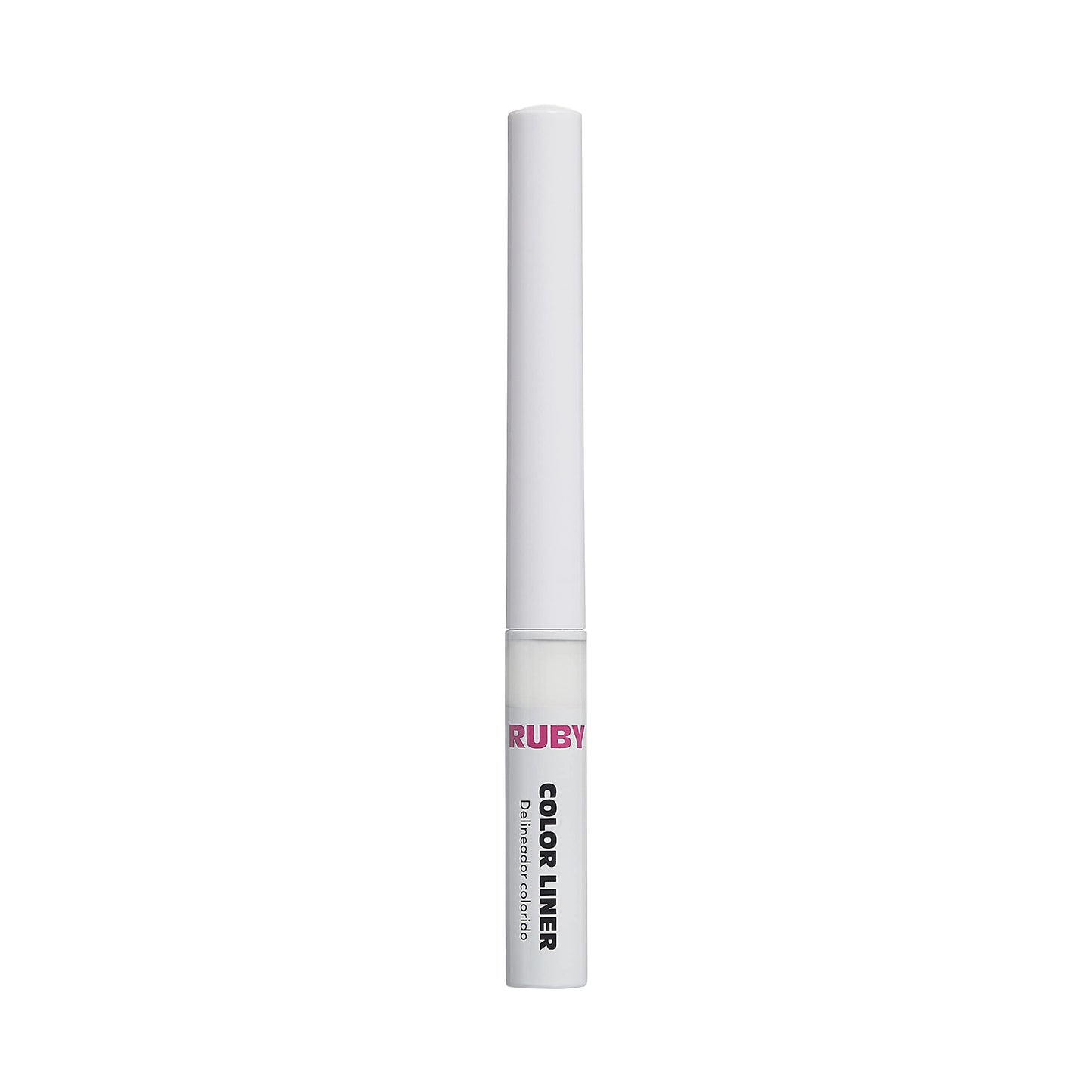 Ruby Kisses Color Liquid Eyeliner Water Resistant Long Lasting Eyeliner 3 ml (0.10 fl.oz.) (White)