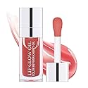 Rmoce Lip Oil, Hydrating Lip Glow Oil, Lip Plumper Gloss, Moisturizing Lip Oil, No-Sticky Transparent Plumping Lip Gloss, Lip Gloss Lip Balm Lip Care