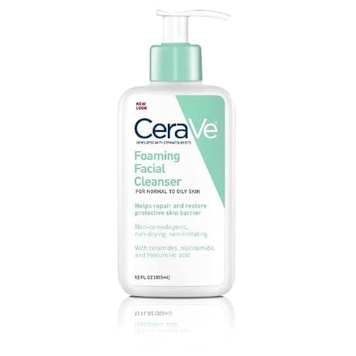 CeraVe Foaming Facial Cleanser, 2 Count