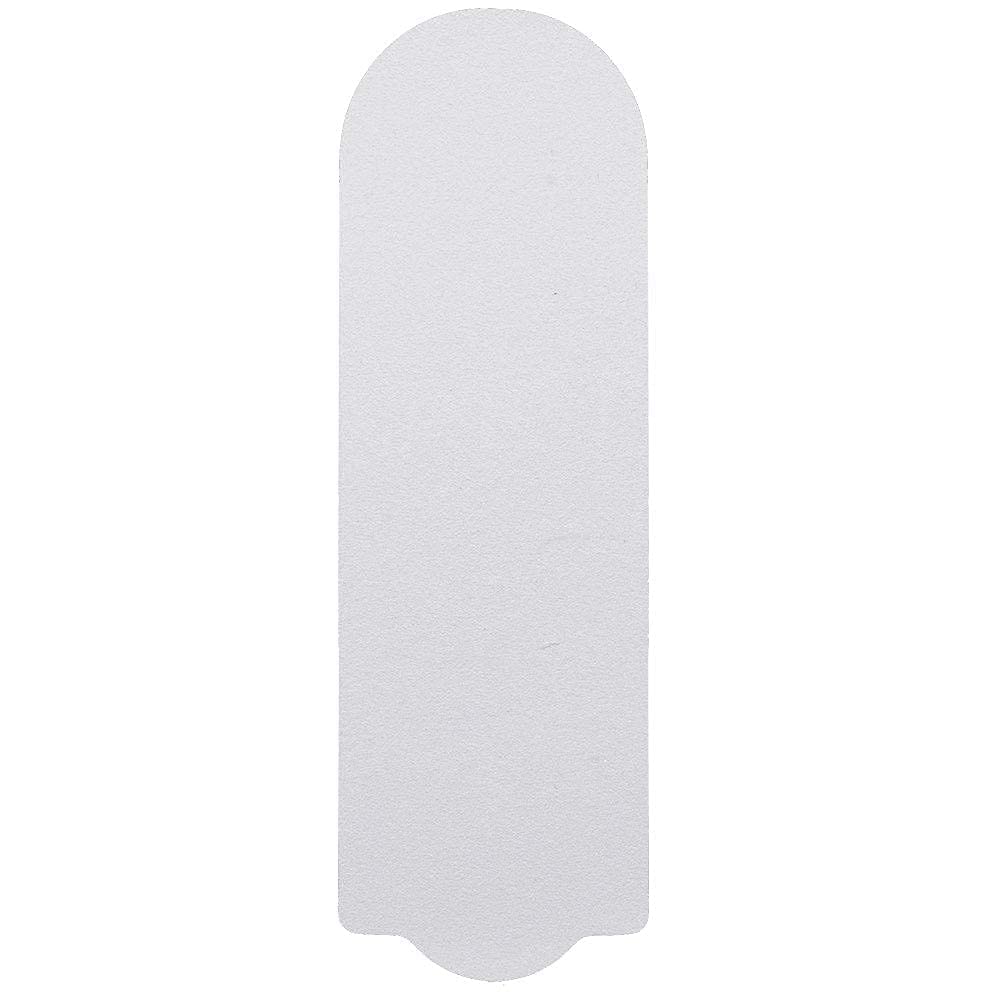 ForPro Professional Collection Stainless Steel Pedi File Refill, 180 Grit, White, EZ-Strip Peel Pedicure Refill Pads, 1.25” W x 4” L, 50-Count