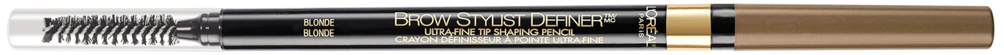L'Oreal Paris Makeup Brow Stylist Definer Waterproof Eyebrow Pencil, Ultra-Fine Mechanical Pencil, Draws Tiny Brow Hairs and Fills in Sparse Areas