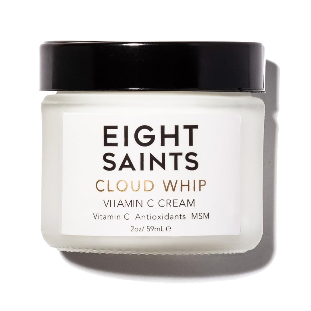 Eight Saints Skincare Cloud Whip Vitamin C Face Moisturizer Day Cream, Natural and Organic Face Cream For Women, Anti Aging Cream For Face To Reduce
