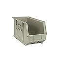 Quantum Storage Systems QUS265SN Bin, 8-1/4" W x 18" D x 9" H, Polypropylene, Stone