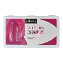 IBD Clear Soft Gel Nail Tips - Long Stiletto Shape, Pre-Etched Fake Nail Extensions for Durable, Lightweight Application, Acrylic Press On Nails, 504 Beauty & Personal Care IBD