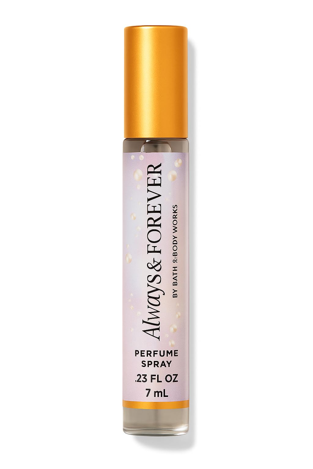 Bath & Body Works Always & Forever Mini Perfume Spray, 0.23 fl oz / 7 mL - Floral Jasmine, Soft Amber, and Warm Musk Eau de Parfum