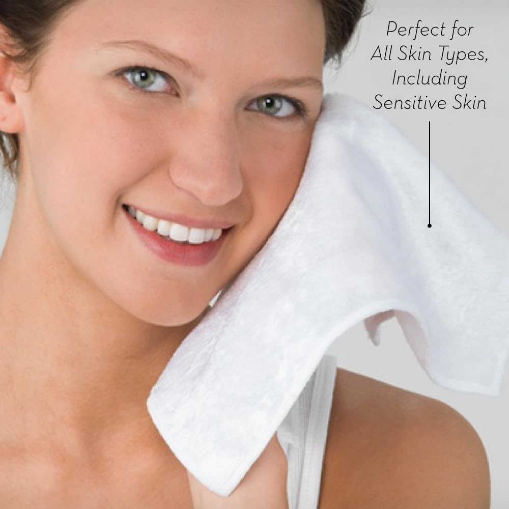 Wonder Cloth (Pack of 2) - All Natural Make-Up Remover Cloth, Removes Makeup Instantly with Just Water, Cleanses and Exfoliates, Machine Washable
